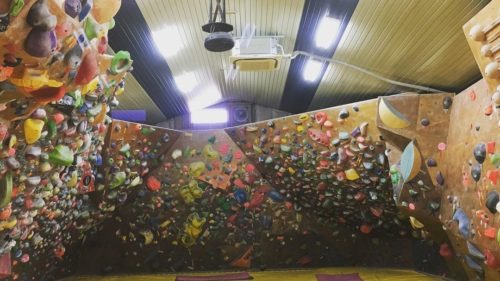 岐阜県のクライミング施設「魚動クライミングジム 各務原店」